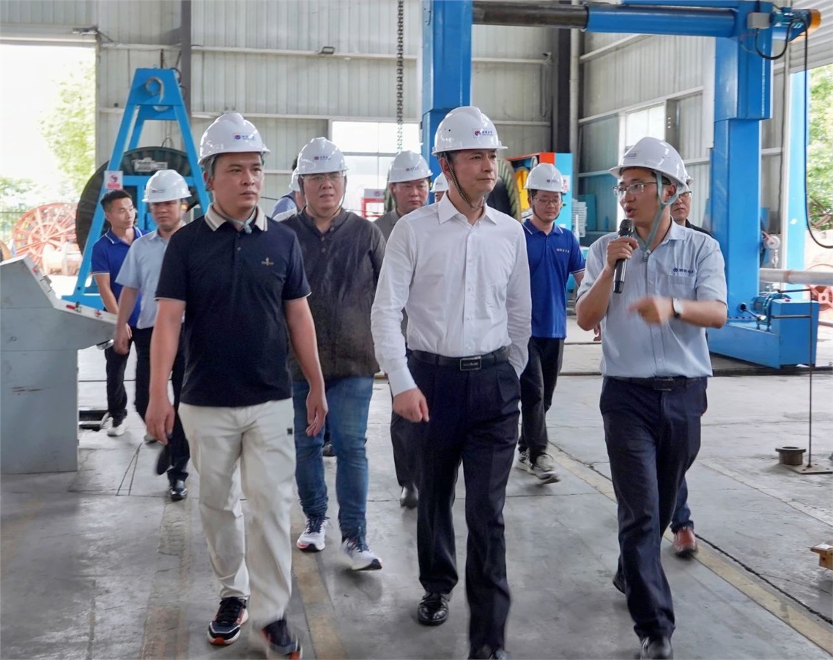 瀏陽市委副書記、市長王雄文蒞臨湘聯(lián)電纜調(diào)研指導(dǎo)！